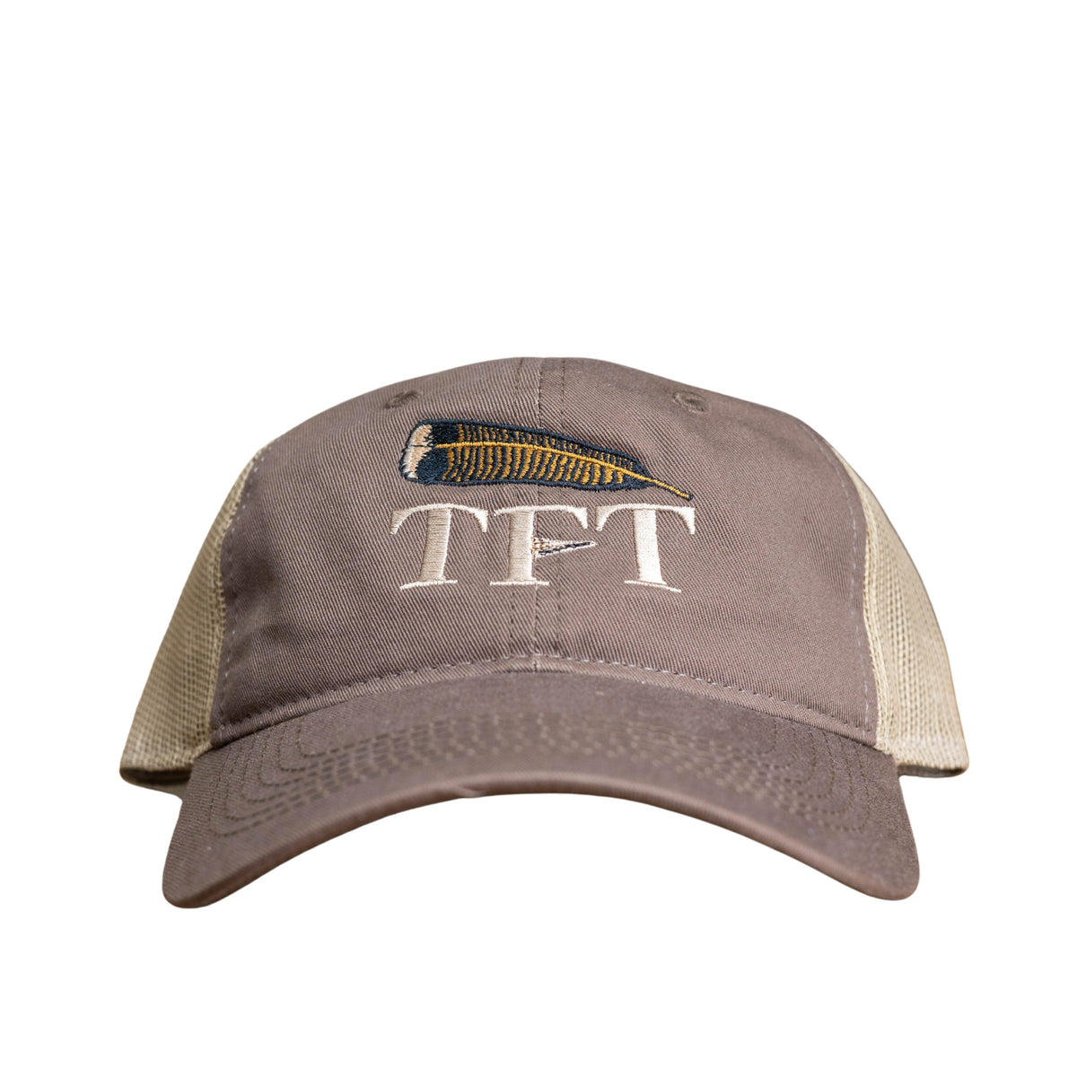 TFT Outdoor Cap FWT130 brown feather cap