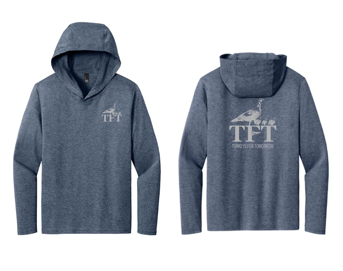 TFT Navy Frost Hooded Tee