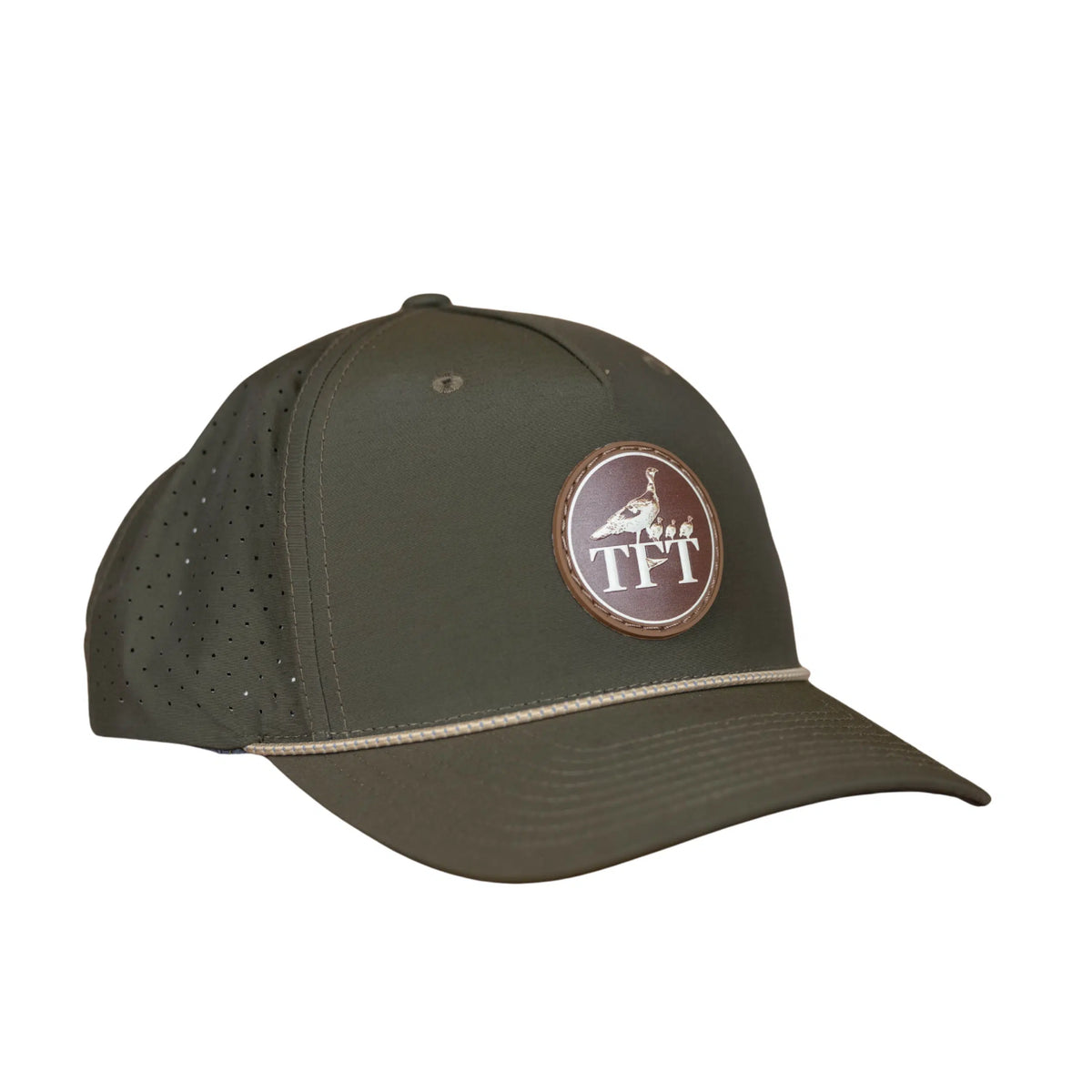 Richardson 355 Laser Performance Green Rope Cap PVC Patch