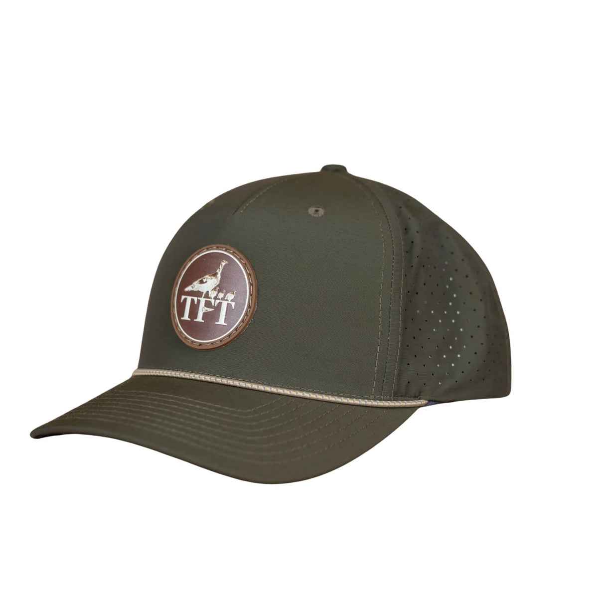 Richardson 355 Laser Performance Green Rope Cap Feather
