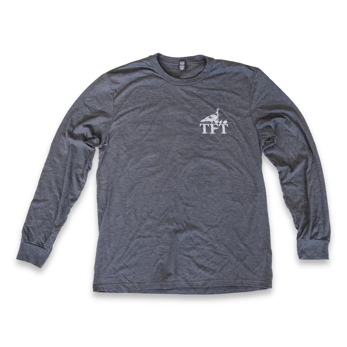 TFT Meteorite Gray Logo long-sleeve tee