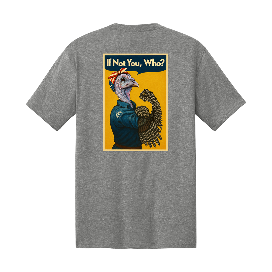 Back view of TFT Rosie Patriotic Tee
