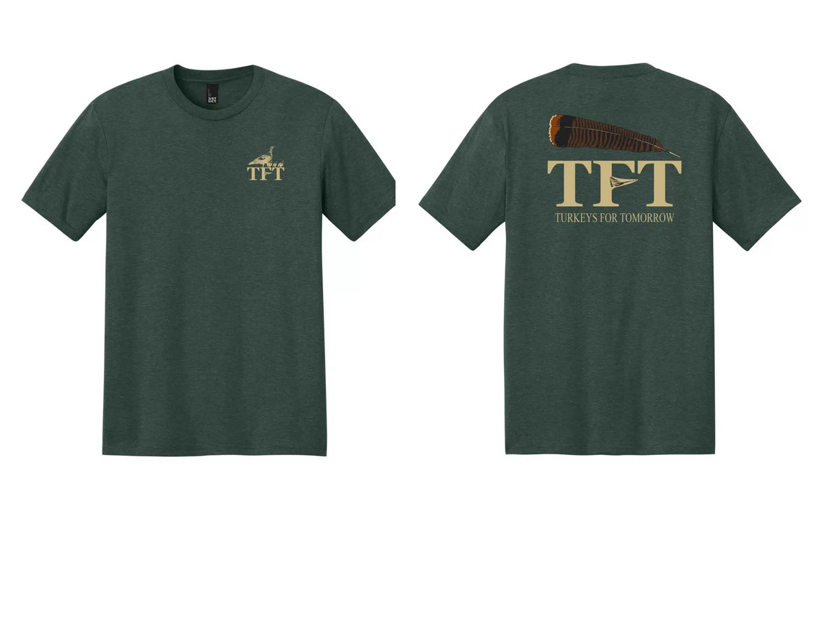 Green Turkeys For Tomorrow logo shirt